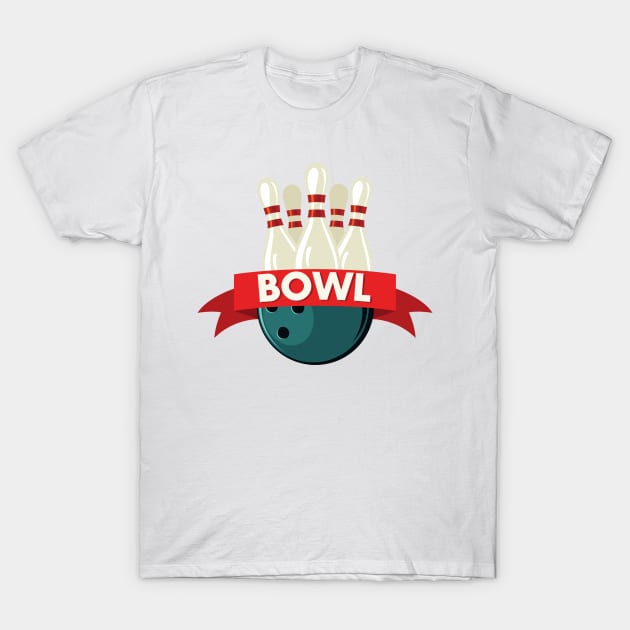 Let's Go Bowling! T-Shirt by SWON Design